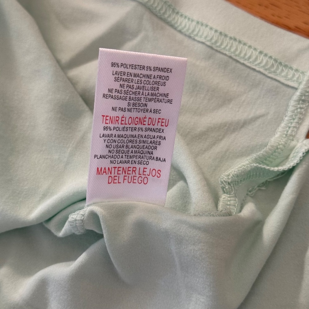 Life Is Good Women’s Mint Green Camping Short Sleeve Sleep Shirt - Picture 7 of 9